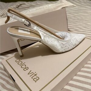 NEW! Dolce Vita - Yami Heels True White Lace US9